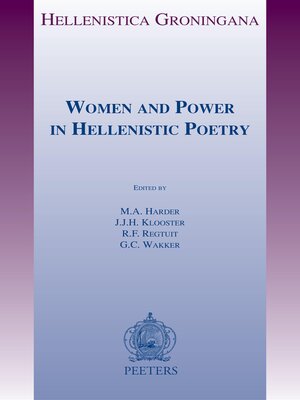 cover image of Women and Power in Hellenistic Poetry